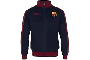 FC Barcelona Official Gift Boys Retro Track Top Jacket Navy 10-11 Years LB