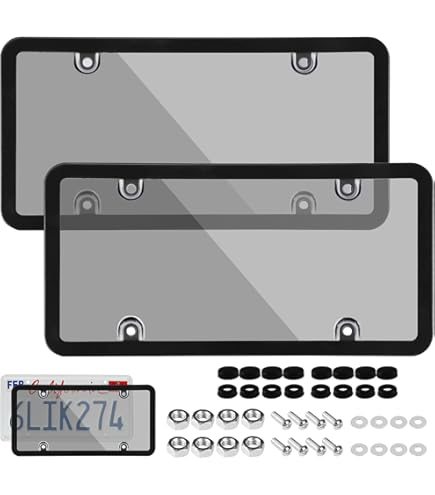 Clear License Plate Covers In License Plate Covers - Foto 10
