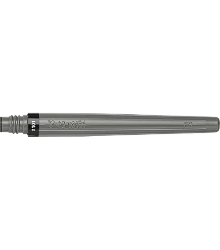 Pentel XFP Fude Pen - Rechargeable Pigment Ink Brush Tip Pen For Calligraphy & Illustration