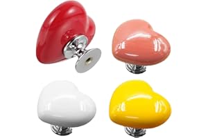 UNIGUARDIAN Love Toilet Flush Button,Heart Shaped Toilet Press Button Assistant,Toilet Tank Button Auxiliary,Toilet Press Tool,Plastic Replacement for Toilet,Door,Drawer