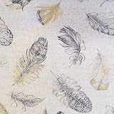 KT KILOtela Toile Rayée Teintée - 85% Coton Recyclé - 300x280 Cm - Rayures 5 Cm Bleu - Rideaux, Coussins, Assises