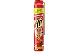 HIT Crawling Insect Killer – Cockroach Killer Spray (700ml) | Instant Kill | Deep-Reach Nozzle | Fresh Fragrance