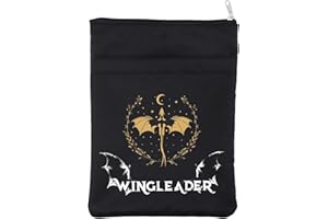 BAUNA ACOTAR - Funda para libro inspirada en la cuarta ala, diseño del trono de cristal, regalo TOG, regalo para lector, regalo de literatura, bibliófilo (Wingleader BM)