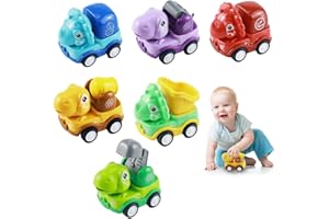 Rutbue 6 Pcs Car Toys for 1-2 Year Old Boys,Toddler Toys Cars,Baby Toy Cars 12 Months,Baby Toy Cars,for 1-3 Year Olds Boys Girls Baby Toys Best Toys,Toddler Travel Toys,Birthday Gifts