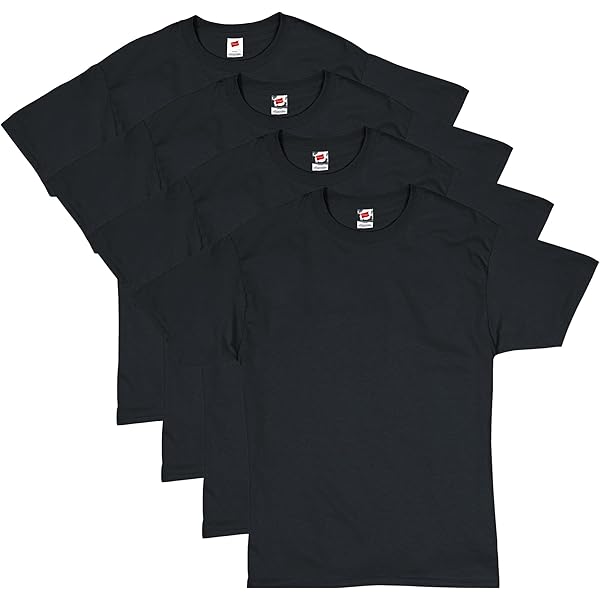 Calvin Klein mens 100% Cotton T-Shirt Packs 5 BLACK - SHORT SLEEVE