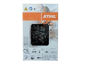 Stihl Chaîne de tronçonneuse Picco Micro Comfort 3 3/8P originale, 16 pouces