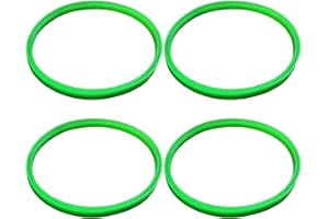 Fokroin 4er-Pack Dichtung Ladeluftschlauch, Turboschlauchdichtung, Dichtungsgummiring, Ladeluftkühler-Turboschlauchdichtung O-Ring, für Volkswagen Kühlerdichtung 1J0145117J 3C0145117 1J0145117