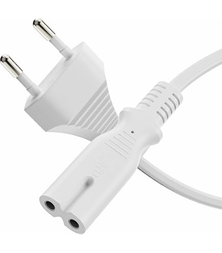 Xahpower 1M Cavo Alimentazione, IEC320 C7 con 2 Pin Euro Cavo di