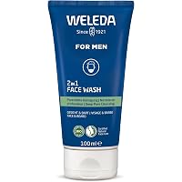 WELEDA Bio For Men 3in1 Duschgel & Shampoo Duo Set - 2x 200ml Mit Zitrone/Zedernholz & Eukalyptus/Vetiver