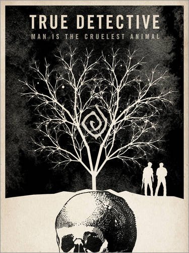 Póster 30 x 40 cm: True Detectives de Albert Cagnef - impresión artística, Nuevo póster artístico