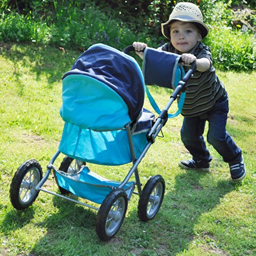 Knorr Toys Knorr63254 One Blue Flower Dolls Pram reviews Knorr Toys Knorr63254 One Blue Flower Dolls Pram