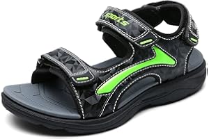 HSNA Children's Sandals Peeptoe Comfortable Beach Shoes Boys Sport Outdoor Summer Shoes Size 25-38