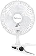 Pro BreezeTM Mini Ventilator mit Clip, sehr leiser Betrieb, 20 cm Durchmesser, 2 Geschwindigkeitsstufen - ideal als Tischventilator