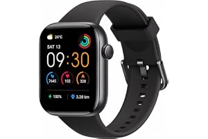 Smart Watch, 1.85" Smartwatch for Men Women (Answer/Make Call), Fitness Tracker with 140+ Sport Modes, IP68 Waterproof, Heart Rate/Sleep/Spo2 Monitor, Pedometer, Activity Tracker