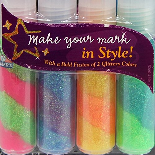 Elmer s Swirl Glam Glitter Glue Pens 1 78oz 5 Pkg-Brights
