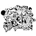 Produktbild Oblique-Unique® Aufkleber ca. 100 Stück Sticker Graffiti Style Schwarz Weiß Reisen Skateboard Snowboard Vinylaufkleber Graffiti Laptop Gepäck Auto Fahrrad