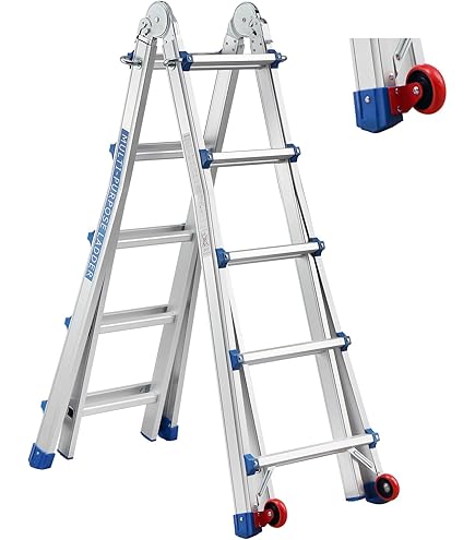 Scala In Alluminio Industriale RIC.FACAL 3x8 - Con Ganci