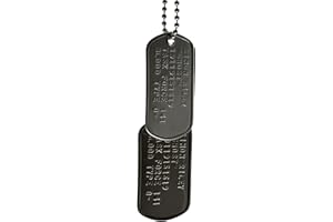 THEDOGTAGCO Simon 'Ghost' Riley US Military Dog Tags - Riproduzione dettagliata ispirata al collezionista