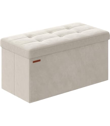 Panca Contenitore SSC Napoli In Ecopelle – Pouf Baule Pieghevole 76x38x38 Cm, Multifunzionale Con Logo Ufficiale, Perfetto Per Veri Tifosi!