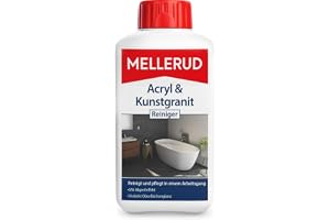MELLERUD Renare för akryl och konstgranit | 1 x 0,5 l | rengöringsmedel för att ta bort avlagringar på akryl, konstgranit och andra ytor