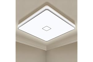 Airand Badlampe 24W LED Deckenleuchte Bad LED Deckenlampe IP44 Wasserdicht Badezimmer Lampe Ø32.5CM Deckenlampe Für Wohnzimmer Schlafzimmer Kinderzimmer 2050LM Deckenleuchte Küche 4000K Neutralweiß