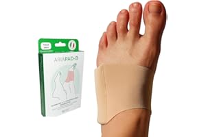 ÁRIA ARIAPAD-B Tutore Bunionette Mignolo Varo Made in Italy – Sollievo Pressione Scarpe | Protezione Dolore e Borsite Metatarso Varo | Donna Uomo | Dispositivo Medico CE (1 pz)