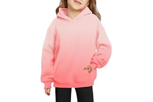 Arshiner Mädchen Kapuzenpullover Warm Fleece Kinder Hoodie Winter Pullover mit Tasche Sweatshirt für Mädchen 6-16 Jahre