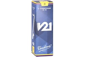 Vandoren CR823 - Caja de 5 cañas para clarinete bajo