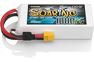Gens Ace Batterie LiPo 3S 1000mAh 11.1V 30C avec Connecteur XT60 Batterie RC pour RC HeliAvion Quadcopter RC Voiture Multi-Moteur Hélicoptère DIY Hobby