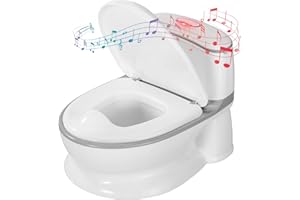 KISDREAM Kinder Toiletten Baby Kindertoilette Töpfchen: WC Kinderklo Mini Toilette mit Sound ab 2 Jahre mit Musik Babytopf Potty Training