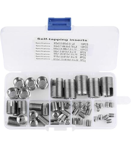 TXXATX Schroefdraadinzetstukken M8 op M6 x 8 mm, schroefdraadadapter, roestvrij staal, schroefdraadadapter, reduceermoer met buitendraad, schroefdraadmoer voor meubelprojecten, auto's, mechanische TXXATX Schroefdraadinzetstukken M8 op M6 x 8 mm, schroefdraadadapter, roestvrij staal, schroefdraadadapter, reduceermoer met buitendraad, schroefdraadmoer voor meubelprojecten, auto's, mechanische