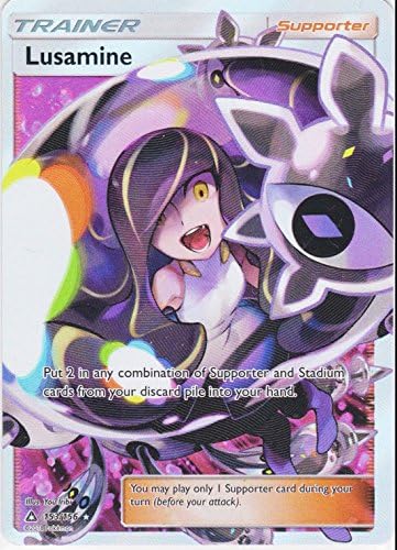 Pokemon, S&amp;M5, Ultra Prism - Lusamine 153/156, New, Mint, Full Art