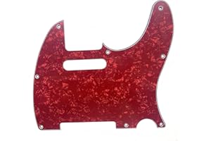 KAISH Red Pearl Tele Pickguard gitarowy zdrapka płyta do Fender Telecaster