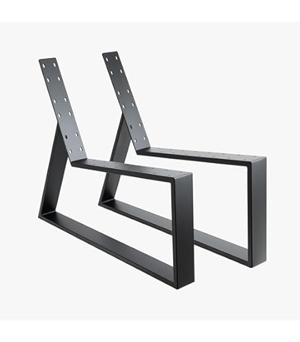 DanDiBo Bankframe met rugleuning, metaal, zwart, set van 2 stuks, doe