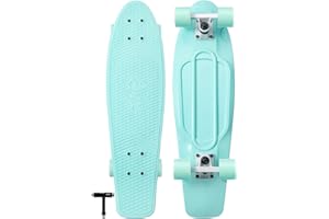 ARROW BOARD - 22 y 27 Pulgadas KMX Mini Patineta Cruiser Skateboard de Estilo Retro, Penny Board para Adolescentes, Adultos, jóvenes, niños y niñas