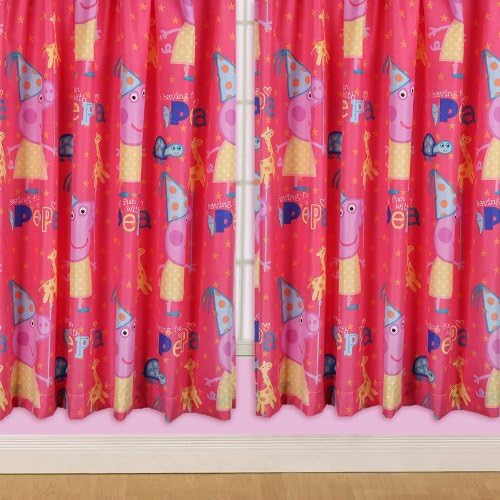 Character World 54-inch Peppa Pig Funfair Curtains