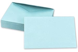 ENVELOPPEBULLE Enveloppes Électorales, 90 x 140 mm, 5 Couleurs au choix, Papier 75-80 g/m², patte de fermeture triangulaire non gommée (Bleu 80g, 100)