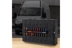 Artudatech Portafusibili 2997086 Originalteil Fusibili Piatti 4838244 per Iveco Daily II III 1989-2006 Scatola dei fusibili 112 Pins Auto Blocco fusibili Box