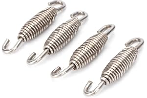 GZYF Lot de 4 ressorts de silencieux d'échappement courts en acier inoxydable pour moto - 50 mm