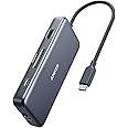 Anker USB C Hub, 7 in 1 PowerExpand+ Adapter mit 4K HDMI, 60W Power Delivery, 1GBPS Ethernet, 2 USB 3.0 Ports und SD/microSD 