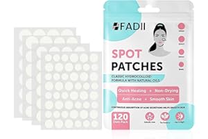 FADII Pimple Patches Pack Of 120 Hydrocolloid Spot Patches Fast-Acting Salicylic Acid Acne Patches Vegan & Cruelty Free Pimple Patch Clear Spot Stickers for Face