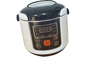 CACACOOK Olla Arrocera Eléctrica Portátil para Coche o Camión, Mini Olla Arrocera de 2 L, Pequeña Olla de Viaje con Función de Calentamiento, Apta para 2 a 4 Personas, Segura y Ecológica,