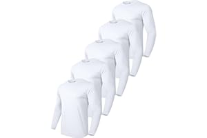 Boyzn Herren 3 or 4 Pack Baumwolle T-Shirts, Kurzarm/Langarm Rundhals Sport T-Shirts, Baumwolle Gym Workout Laufshirts für Männer