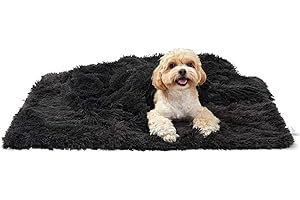 ANWA Calming Dog Blanket, Large Size, Shag Vegan Fur, Soft Dog Blanket, 41'' x 32''