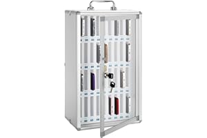 ZORVIDSON Conference Room Mobile Phone Prison Lock Box Ensures Security for 36 Slots Devices with Locking Function