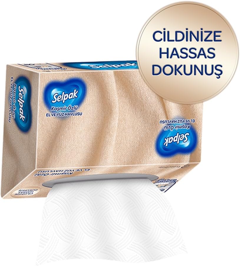 Selpak Kaşmir El Yüz Havlusu 80 Yaprak