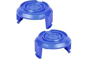 MUFUSHAN 2 Tapas de Bobina de Recortadora, Tapas de Bobina de Repuesto para Worx WG150 WG151, Qualcast CGT183A CGT18LA1 y Mac Allister MGTP18Li