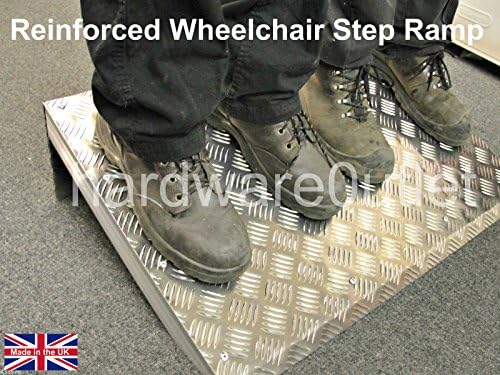 Reinforced Disabled Wheelchair Ramp - Door Ramp Anti Slip 8 Heights available (7" High x 24" Depth 30" Wide)