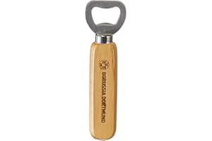 Borussia Dortmund Otwieracz do butelek BVB z drewnianym uchwytem, 10 cm, 19705200