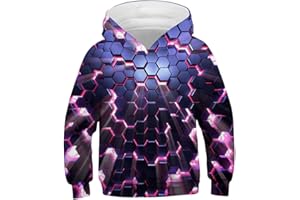 PADOLA Niños Sudaderas 3D Impresión Sweatshirt Hoodies con Capucha Halloween Navidad Christmas Regalo Mangas largas